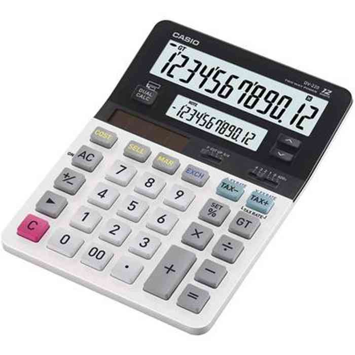 Casio DV-220 Dual Display Desktop Calculator
